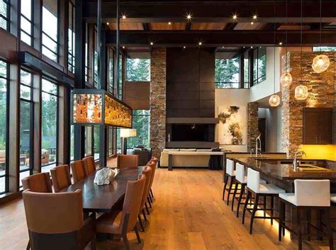 46 Minimalist Modern Mountain Home Interior Design Ideas Mountain