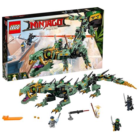 Lego 70612 Ninjago Dragon Playset Green Ninja Mech Dragon Toy From The