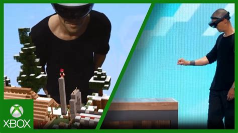 Minecraft Hololens E3 Demo Exclusive Footage Future Of Gaming