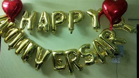 Anniversary Room Decoration Kolkata Near me - YouTube