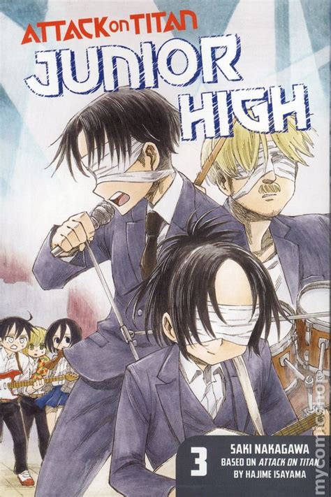The attack titan) is a japanese manga series both written and illustrated by hajime isayama. Attack on Titan Junior High GN (2014 Kodansha Digest ...