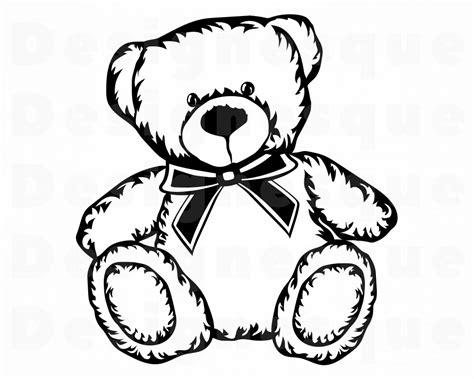 Baby Teddy Bear Svg 2158 Svg File For Silhouette Best Free