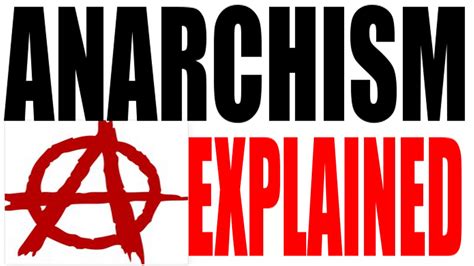 What Is An Anarchist Government Review Youtube