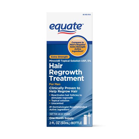 When the culprit behind the hair loss is an illness, you need to tackle this problem first. Equate Minoxidil Topical Solution 5% Hair Regrowth ...