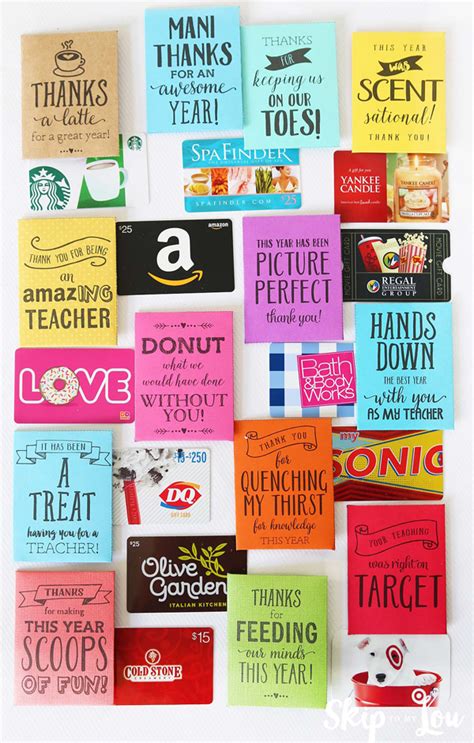 Check spelling or type a new query. fun ways to give gift cards for teacher appreciation - It ...