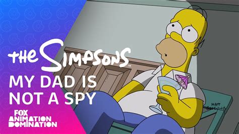 My Dad Is Not A Spy Season 32 Ep 21 The Simpsons Youtube
