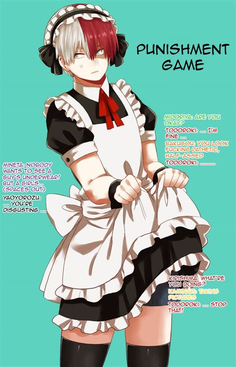 Razones Para Amar A Todoroki Shouto Maid Outfit Anime Anime Maid Cute Anime Guys