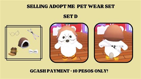 Adopt Me Pet Wear Sets Gcash Payment Everything Else Others On