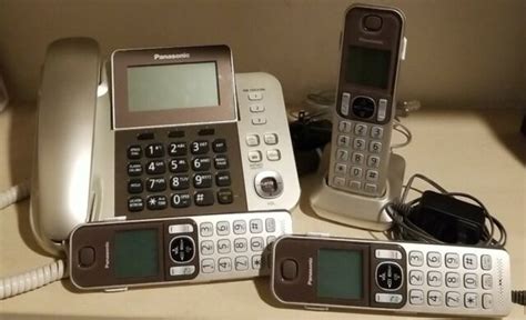 Panasonic Kx Tgf353n Cordless Phone Corded W3 Hdset Kxtgf353n For Sale