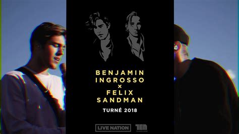 Benjamin ingrosso & felix sandman. BENJAMIN INGROSSO X FELIX SANDMAN | 28 oktober, Linköping ...