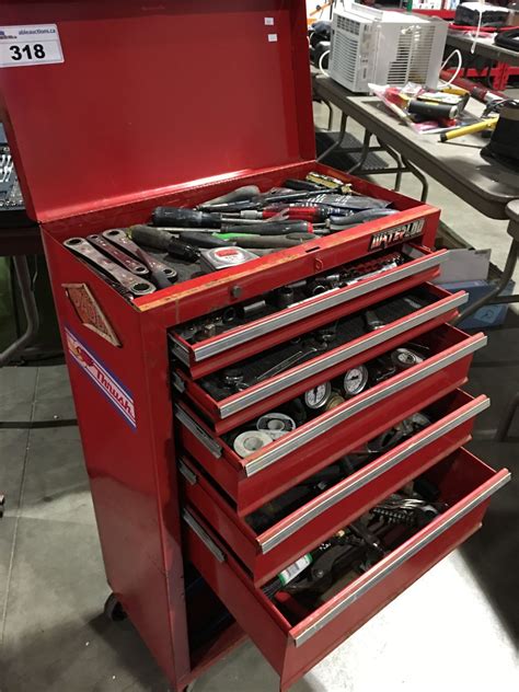 5 drawer rolling tool chest tool box with wheels,2 in 1 tool chest tool cabinet with lock,tool chest with 5 drawers,large capacity tool storage for garage, warehouse (red) 3.9 out of 5 stars 44 $209.99 $ 209. WATERLOO SHOP SERIES ROLLING TOOL CABINET & CONTENTS ...