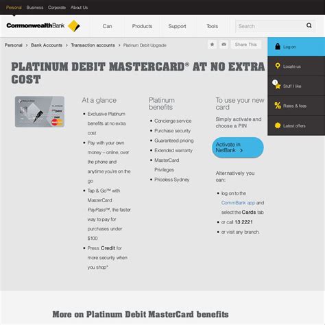 Travelling overseas with your cba credit card finder com au. Free Upgrade to Platinum Debit Card @ Commbank ...