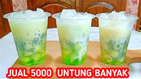 Minuman Kekinian 2021es Melon Biji Selasih Jual 5000 Laris Manis