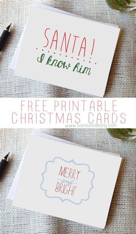 Resizing your completed card is easy, just click the resize button and use a preset size or choose your own custom size. Two FREE Printable Christmas Cards