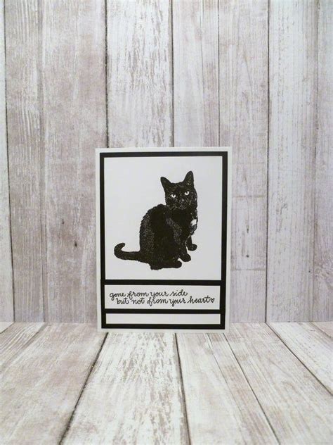 Check out our black cat memorials selection for the very best in unique or custom, handmade pieces from our shops. Handmade Black Cat Sympathy Card Black Cat Memorial Card ...