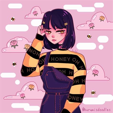 ☁️ 𝘬𝘶𝘳𝘶𝘮𝘪 ☁️ On Instagram Another Bee Themed Piece 🐝 I Turned A