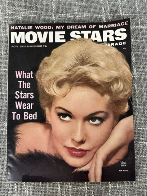 1956 Movie Stars Parade Magazine Kim Novak Cover June Ads Vintage Pinups 2000 Picclick