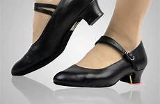 shoes dance leather heel flat betty genuine sheepskin soft age women old ballroom