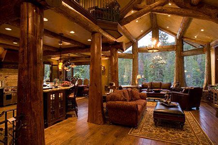 The log homes we sell and construct at battle creek log homes are your ideal source for interior aesthetics ranging from classic, traditional, and rustic to clean and modern cabin styles. log cabins with log post inside house | ... Post Pictures ...