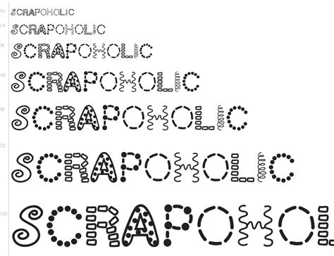 Free Font Scrapoholic By Vanessa Bays