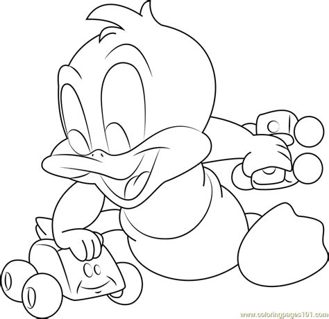 Looney Tunes Coloring Pages Baby Ducks
