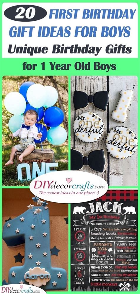 Maybe you would like to learn more about one of these? First Birthday Gift Ideas for Boys - Unique Birthday Gifts ...