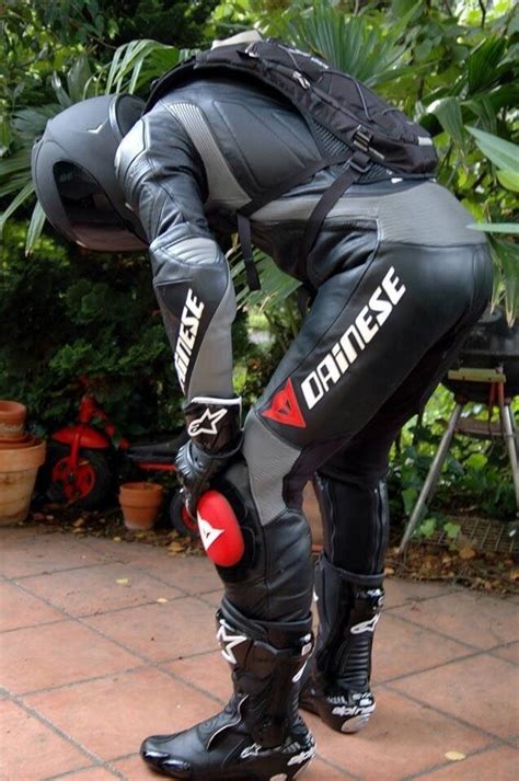 Bikes Leathers Bikers Just A Touch Of Rubber With Images Racing Suit Bike Leathers