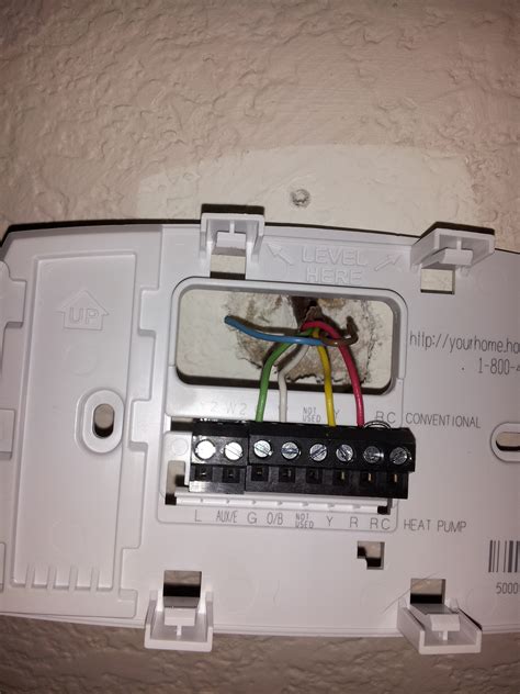 1h/1c heat pump system r power 1 rc rrc joined by slider tab 2 y compressor contactor c 24vac common 3 o/b changeover valve 7. Hi, Im installing a Honeywell RTH6350. The thermostat I am