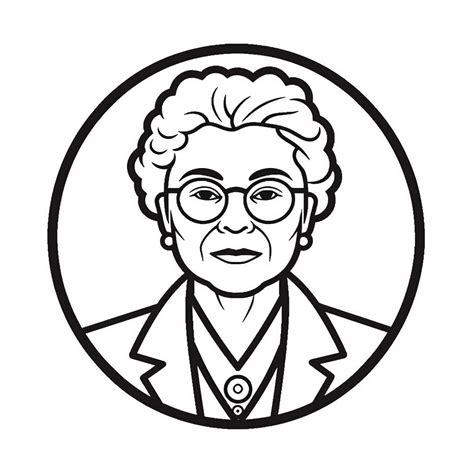 Easy Rosa Parks Coloring For Kids Coloring Page