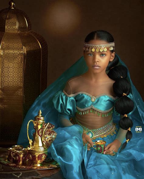 Disneys Princess An African Six Year Old Princess Jasmine Photoshoot