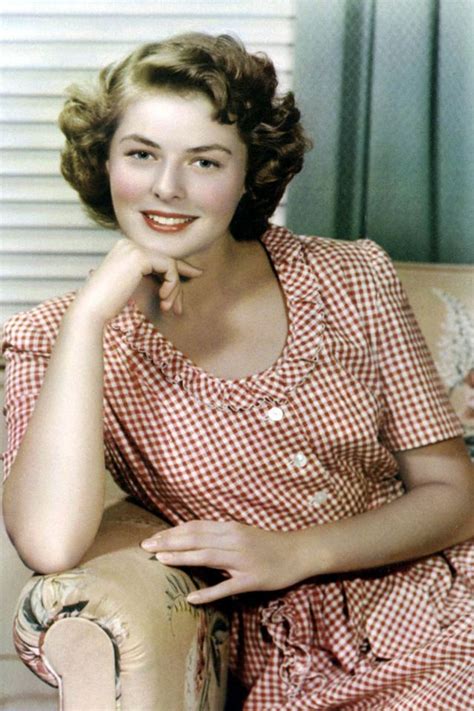 Glamorous Color Photos Of Ingrid Bergman From Between The S And