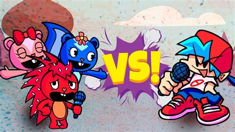 Friday Night Funkin Vs Flaky Fnf Modhard Happy Tree Friends