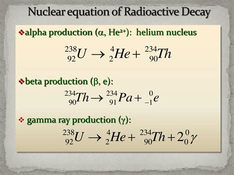 Ppt Unit 2 6 Nuclear Reaction And Radioactivity Powerpoint Presentation Id2426608