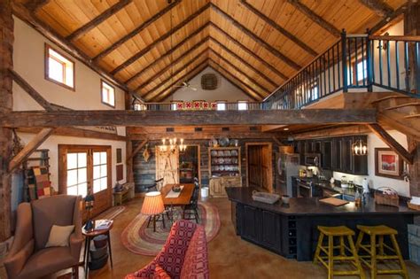 Barns with living quarters often take advantage of an open floor plan to maximize the space of the second floor. How to Design a Barn with Living Quarters - Salter Spiral ...