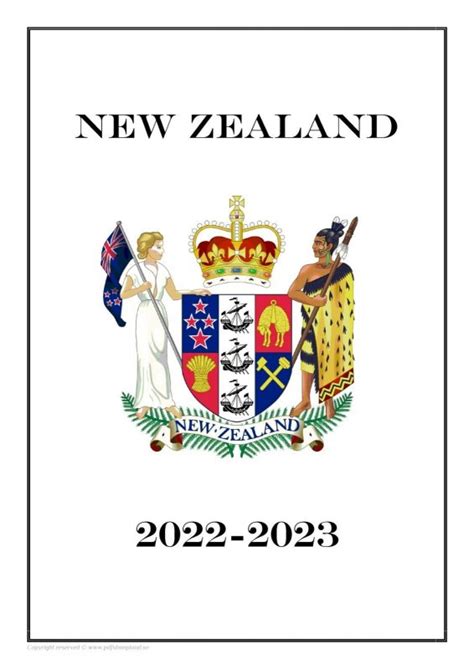 New Zealand 2022 2023 Update Pdf Digital Stamp Album Pages