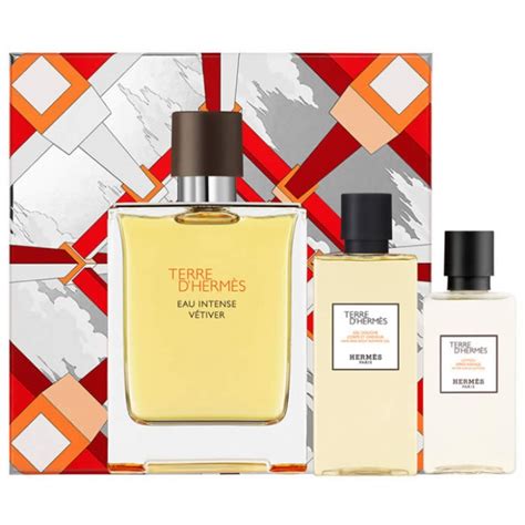 Hermes Terre Dhermès Eau Intense Vétiver Eau De Parfum 3 Pieces T