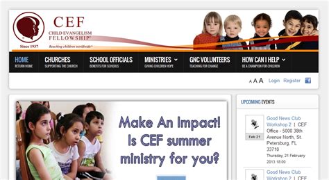 Child Evangelism Fellowship Cef Reaching Children Worldwide