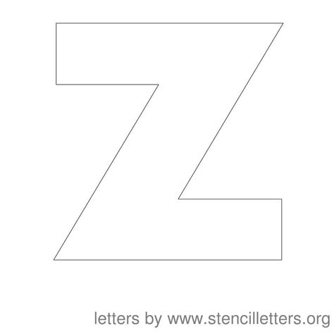 400+ free printable halloween pumpkin carving stencils, patterns, designs, templates, faces & ideas for uk, canada, australia, usa. 12 Inch Stencil Letter Uppercase Z in 2021 | Letter ...