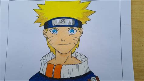 How To Draw Naruto Uzumaki Animation Cartoon Character Drawing Oil