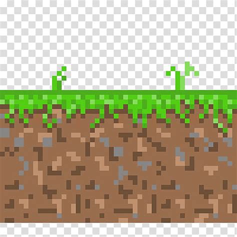 Pixelated Illustration Of Ground With Grass Pixel Art Game Sprite 8
