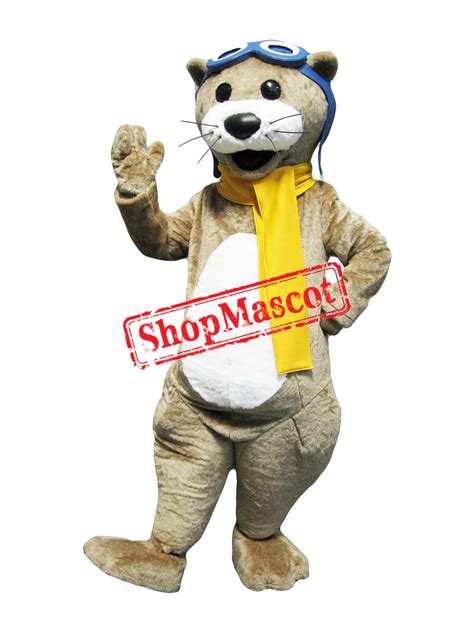 Happy Otter Mascot Costume