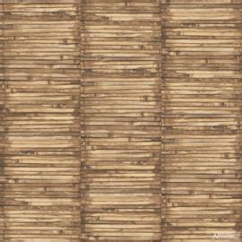 Noordwand Global Fusion Behang G56386 Natuurlijke Look Bamboe Op Vlies