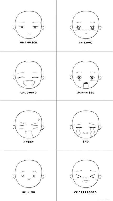 How To Draw Feelings Facial Expressions