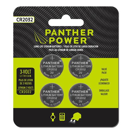 Panther Vision Panther Power Cr2032 3 Volt Batteries 3 Volt Lithium