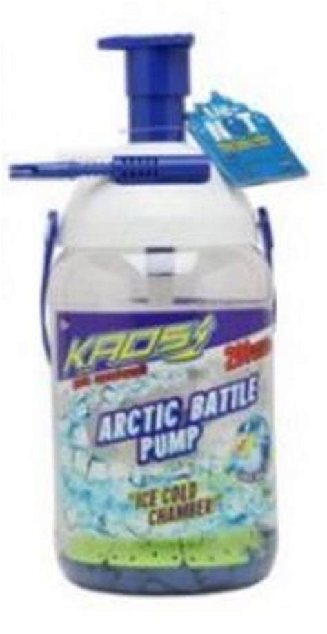 Imperial Toys Kaos Artic Ice Cold Chamber Battle Pump With Tie Not Attachment And 200 Blue Water