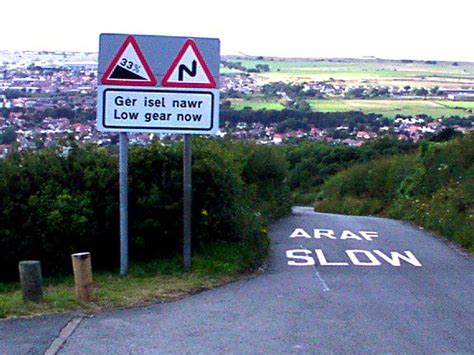 ► diagrams of road signs of the isle of man‎ (1 f). Roadsigns at Prestatyn Hillside... © David and Rachel ...