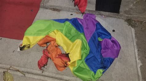 rainbow flag burned for 2nd time at harlem gay bar nbc bay area