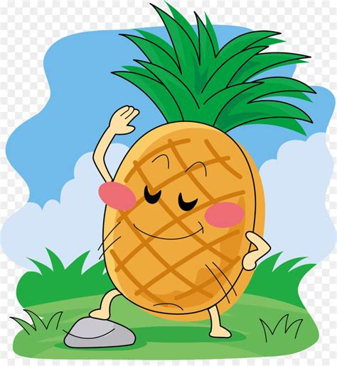 Pineapple Cartoon Clip Art The Expression Vector