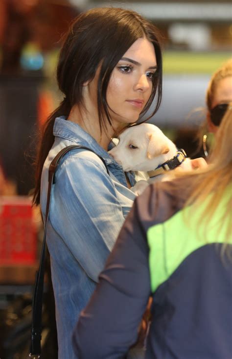 Kendall jenner granddad of dog bite victim show some humanity!!! KENDALL JENNER Adopting a Dog at Bark N'Bitches in Los ...