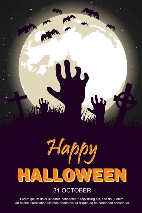 Happy Halloween Poster Download Free Vectors Clipart Graphics And Vector Art